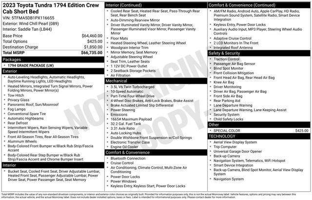 Used 2023 Toyota Tundra 1794 Edition image 8