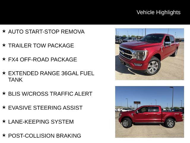 Certified 2022 Ford F150 Platinum w/ Equipment Group 701A High AWD/4WD image 6
