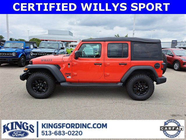 Used 2022 Jeep Wrangler Unlimited Willys image 2