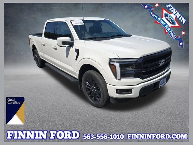 Certified 2025 Ford F150 Lariat w/ Equipment Group 502A High AWD/4WD 360° Tour