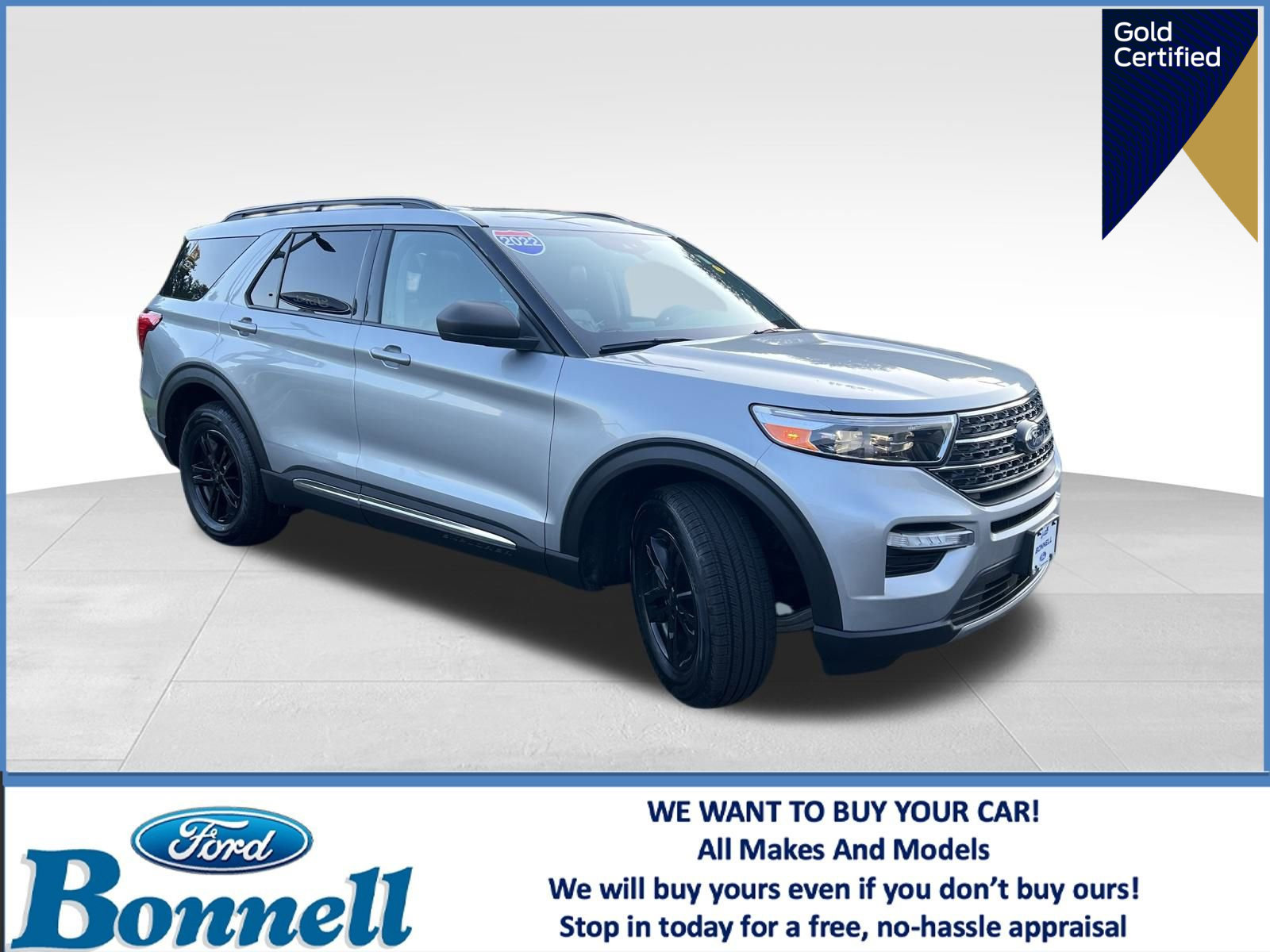 Certified 2022 Ford Explorer XLT w/ Equipment Group 202A image 1