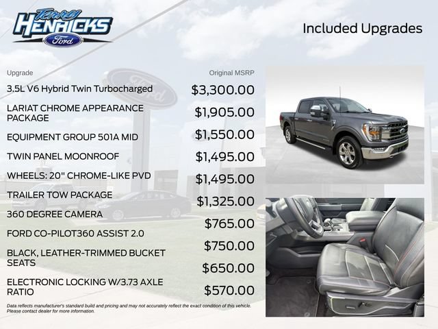 Certified 2022 Ford F150 Lariat AWD/4WD image 8