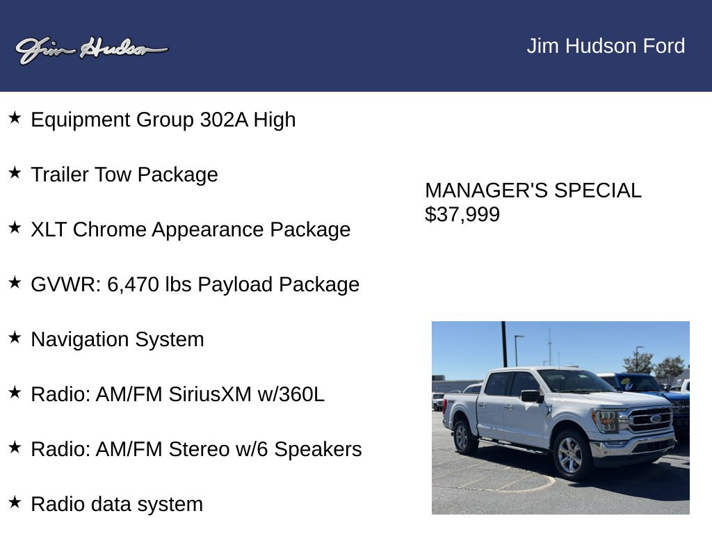 Certified 2022 Ford F150 XLT w/ Equipment Group 302A High AWD/4WD image 5