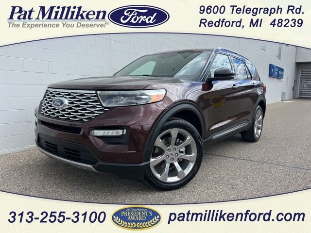 Certified 2020 Ford Explorer Platinum w/ Premium Technology Package