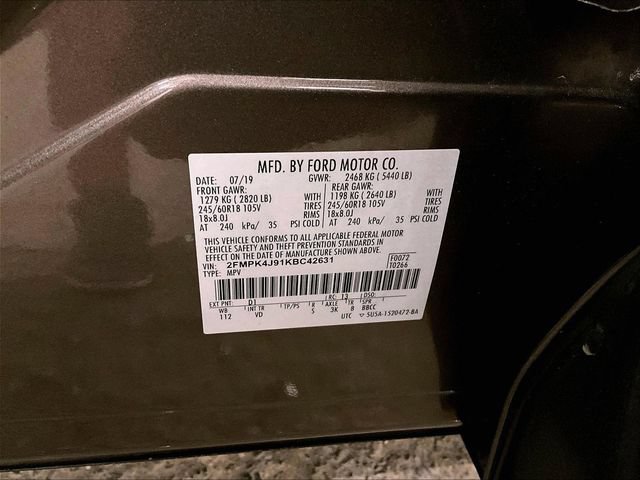 Certified 2019 Ford Edge SEL w/ Equipment Group 201A AWD/4WD image 32