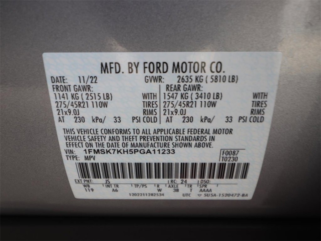 Certified 2023 Ford Explorer ST-Line w/ Class IV Trailer Tow Package image 25