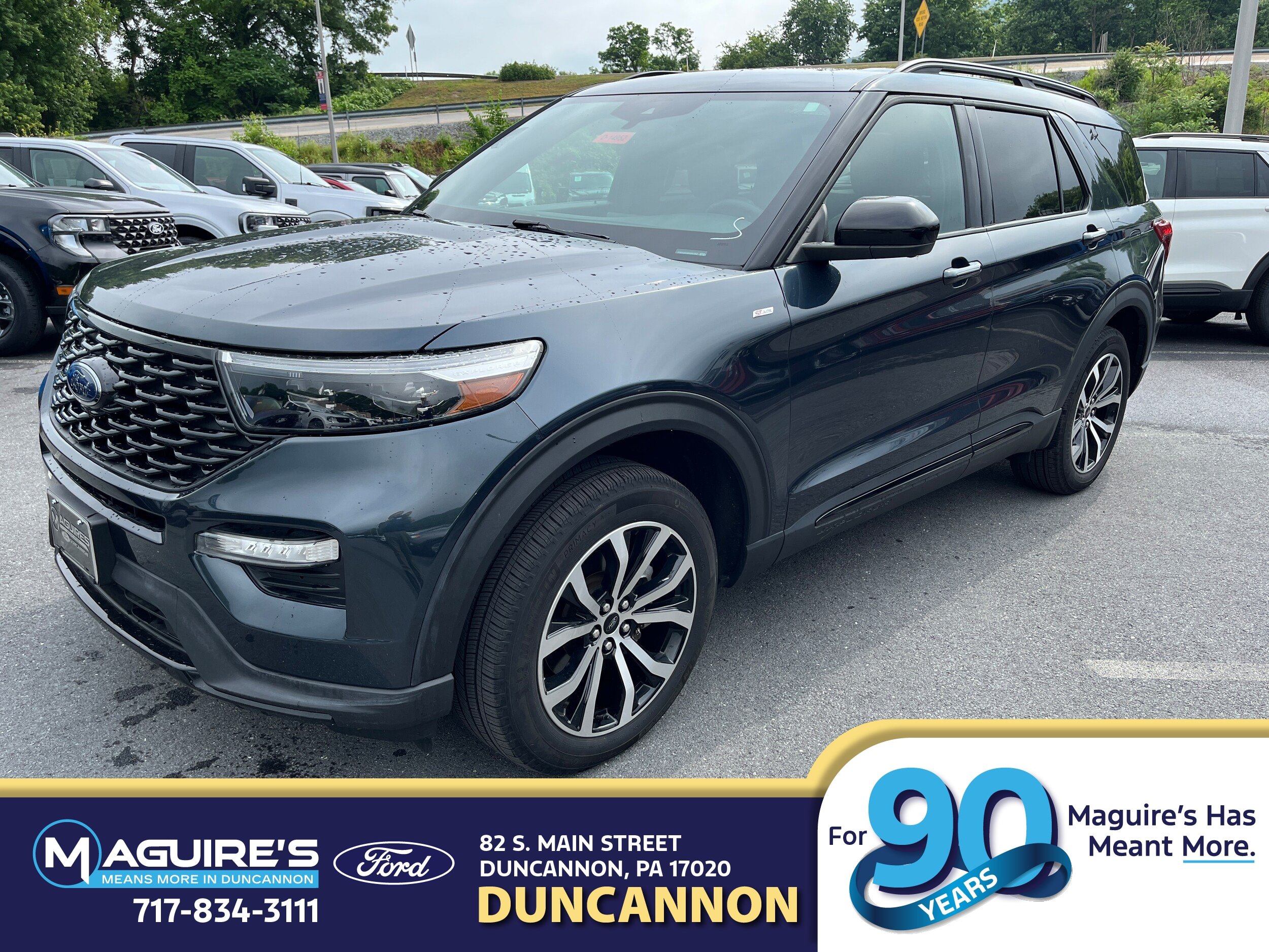 Certified 2023 Ford Explorer ST-Line w/ Class IV Trailer Tow Package