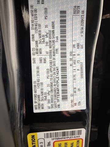 Certified 2023 Ford Ranger XLT w/ Equipment Group 302A High image 27