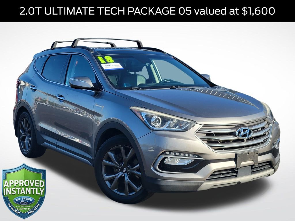 Used 2018 Hyundai Santa Fe Sport w/ 2.0T Ultimate Tech Package 05 image 1