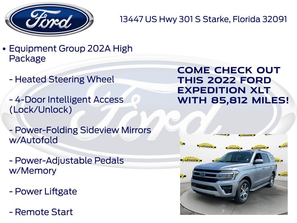 Certified 2022 Ford Expedition XLT RWD image 27