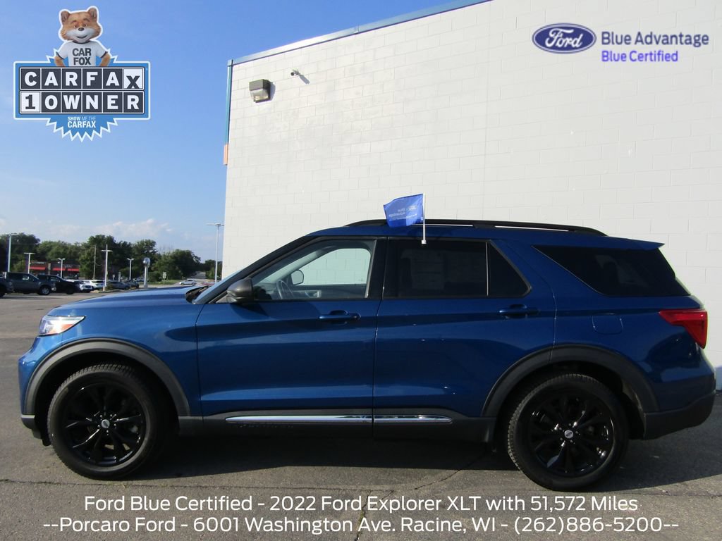 Certified 2022 Ford Explorer XLT w/ Equipment Group 202A AWD/4WD image 2