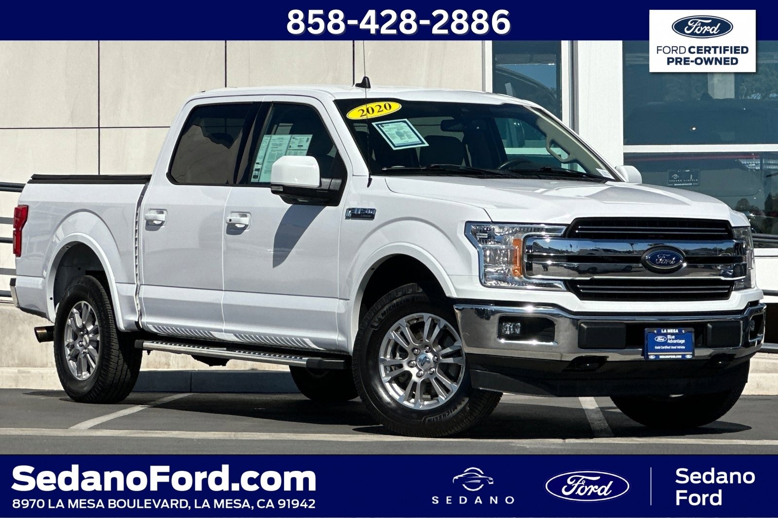 Certified 2020 Ford F150 Lariat w/ Equipment Group 501A Mid