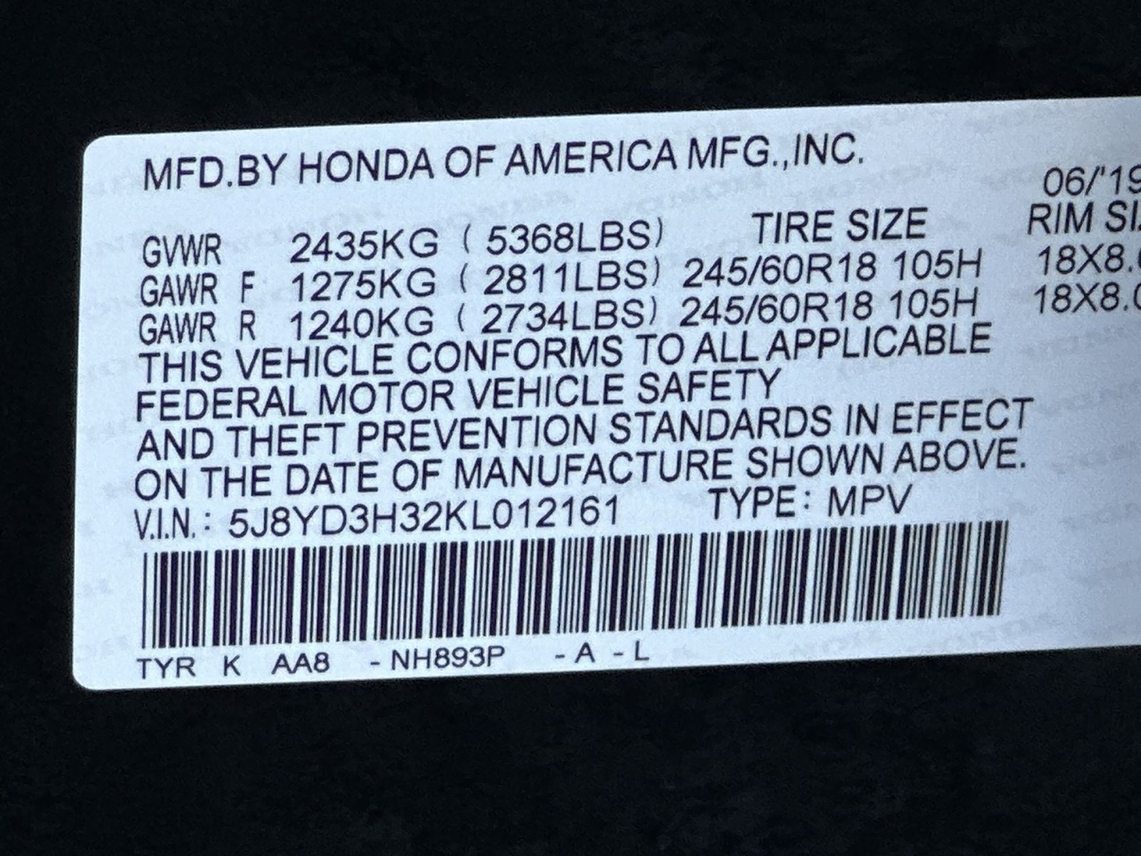 Used 2019 Acura MDX FWD image 37