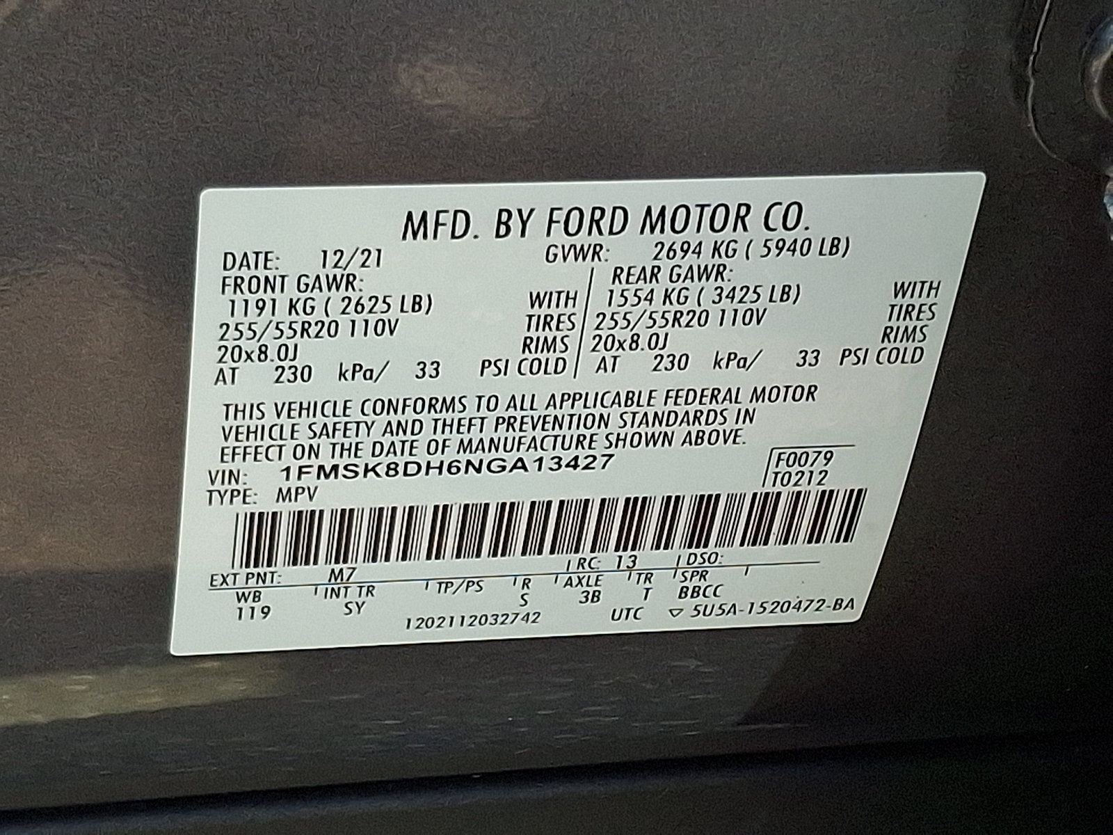 Certified 2022 Ford Explorer XLT w/ Equipment Group 202A AWD/4WD image 27
