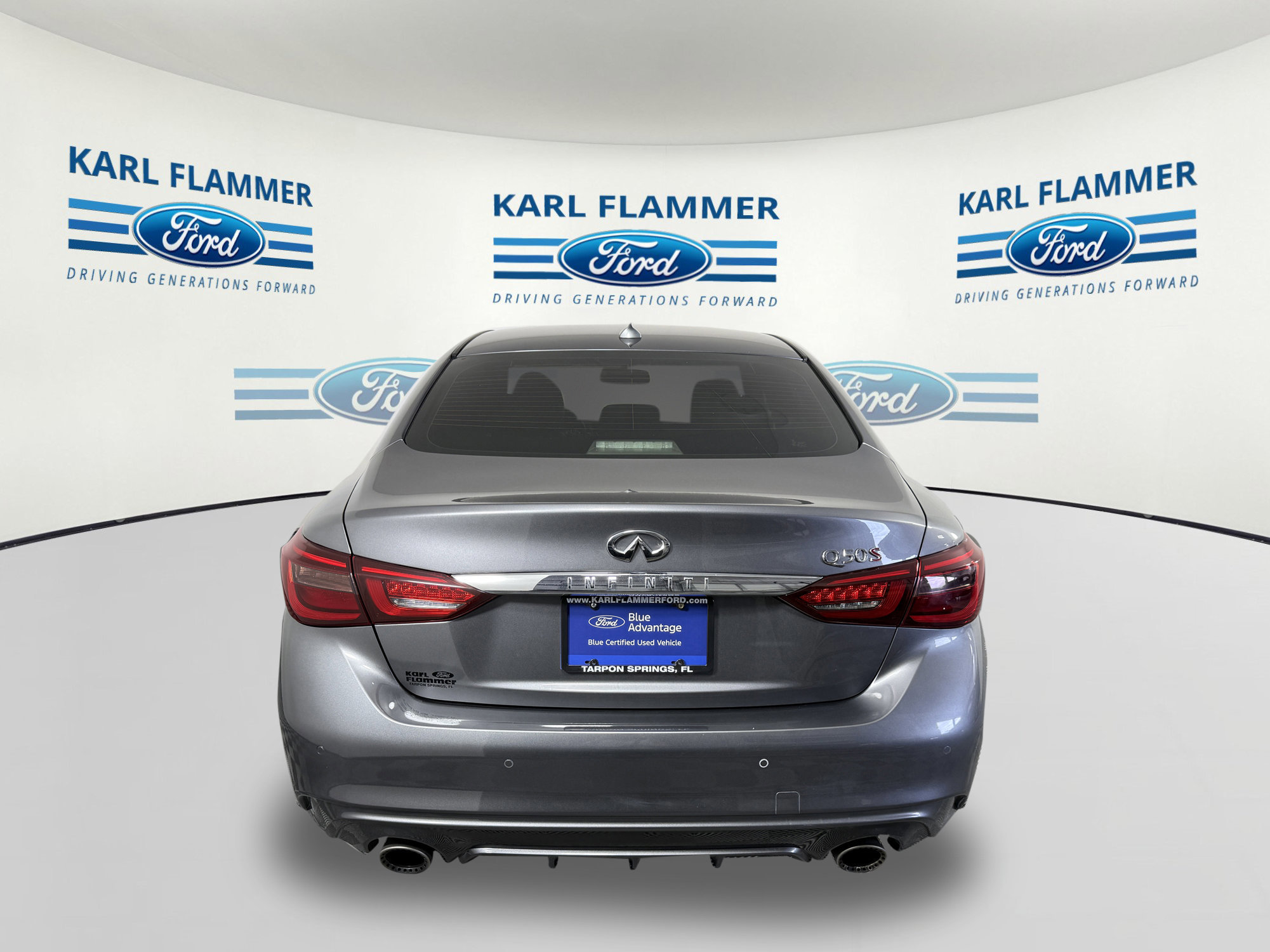 Used 2019 INFINITI Q50 Red Sport 400 w/ Sensory Package image 4