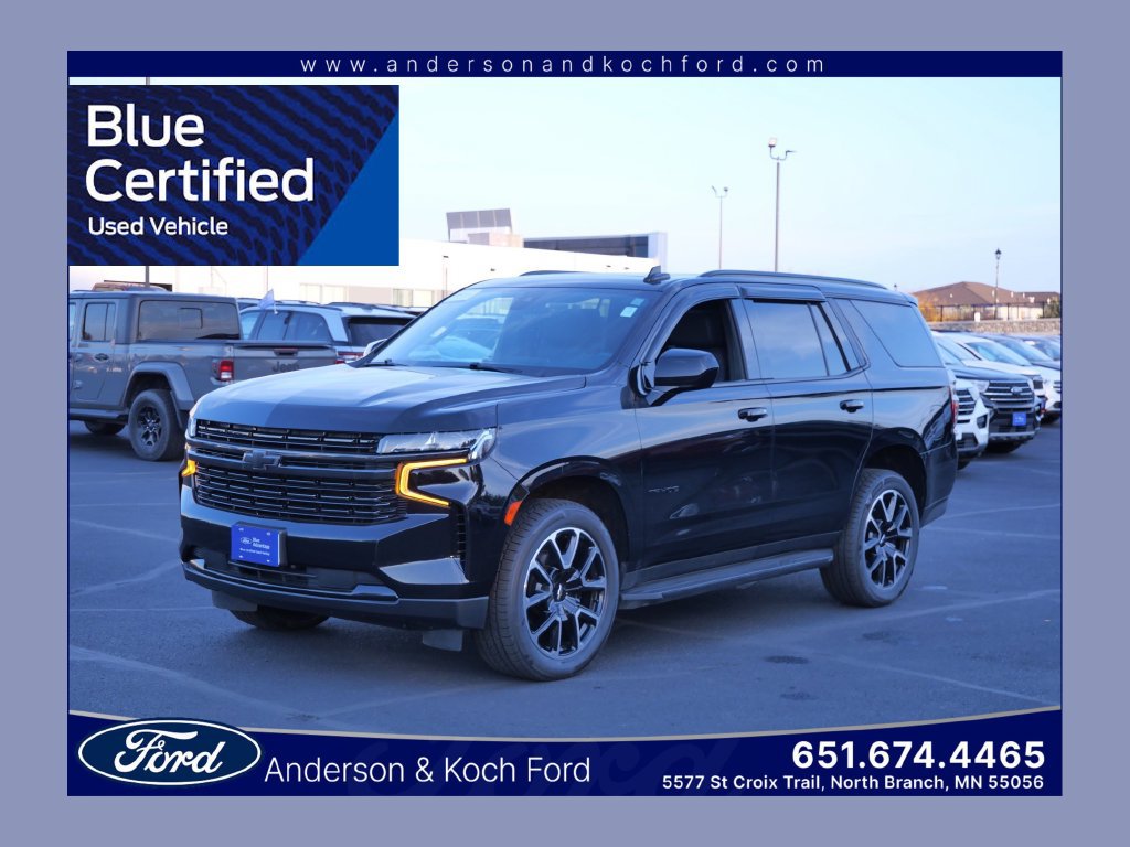 Used 2021 Chevrolet Tahoe RST w/ Rear Media and Nav Package AWD/4WD image 1