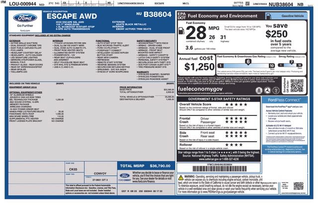 Certified 2022 Ford Escape SEL w/ Technology Package AWD/4WD image 13