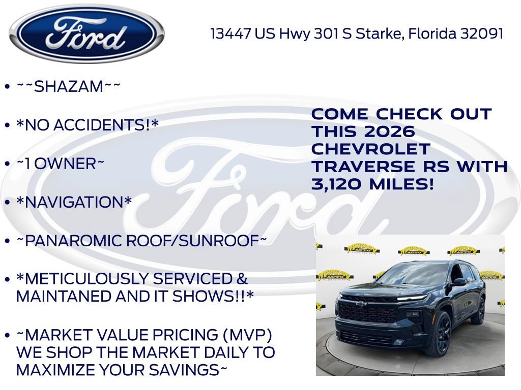 Used 2026 Chevrolet Traverse RS FWD image 5