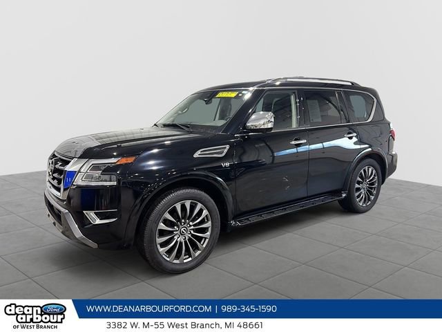 Used 2022 Nissan Armada Platinum w/ Captain's Chairs Package image 1