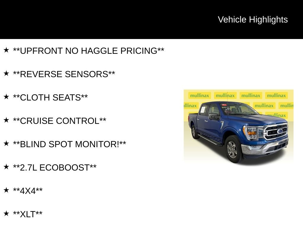 Certified 2023 Ford F150 XLT w/ Equipment Group 302A High AWD/4WD image 12