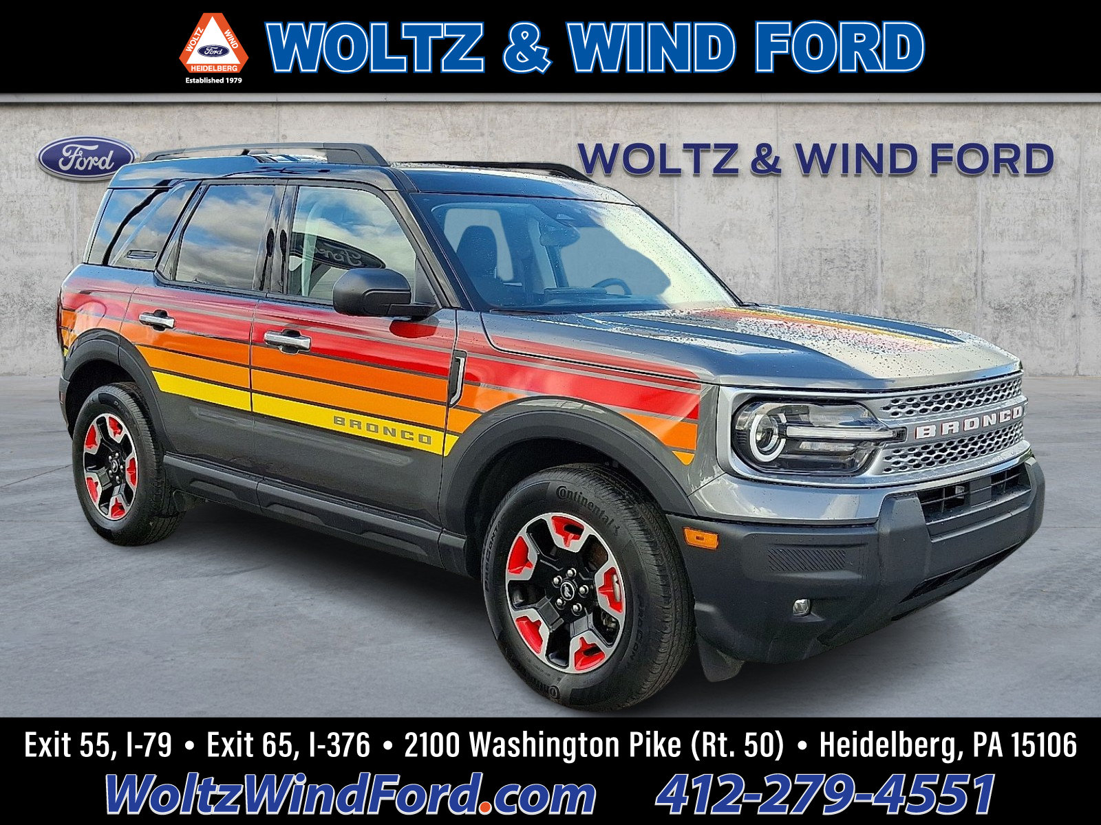 Certified 2025 Ford Bronco Sport Free Wheeling w/ Convenience Package AWD/4WD image 1