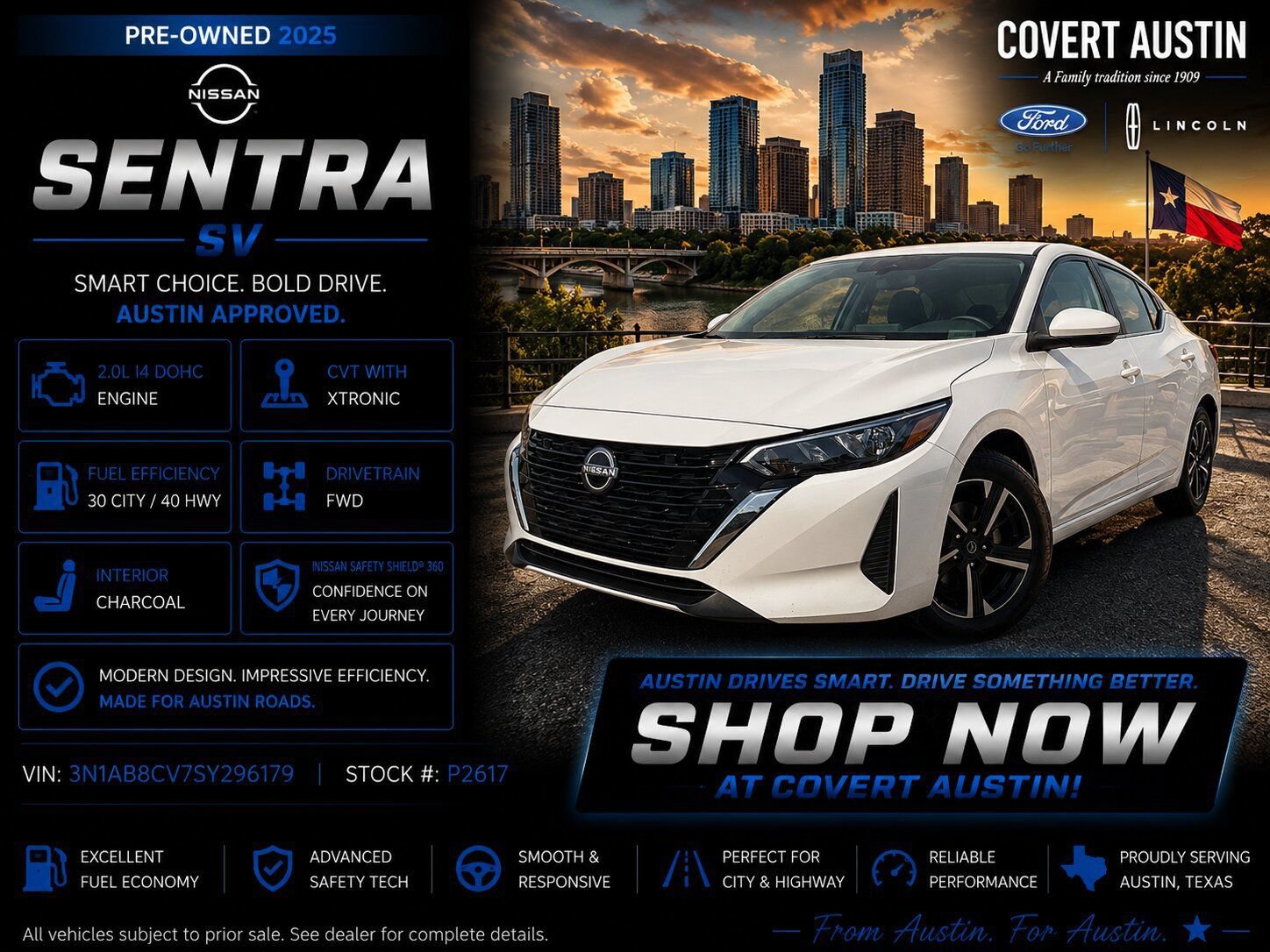 Used 2025 Nissan Sentra SV