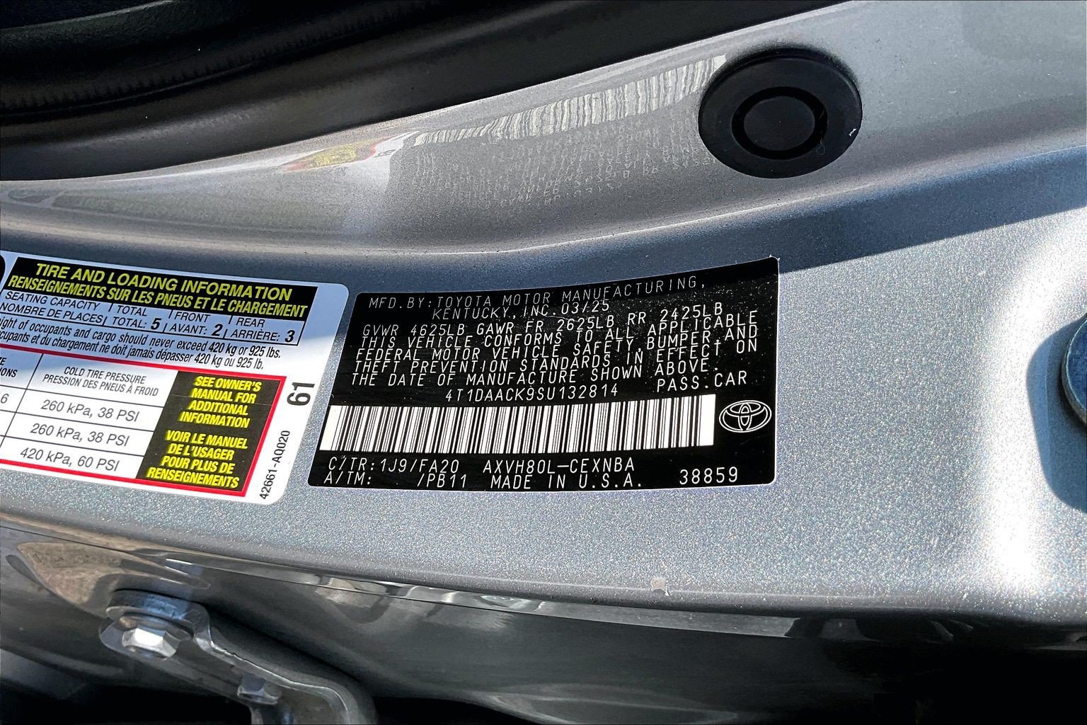 Used 2025 Toyota Camry LE FWD image 34