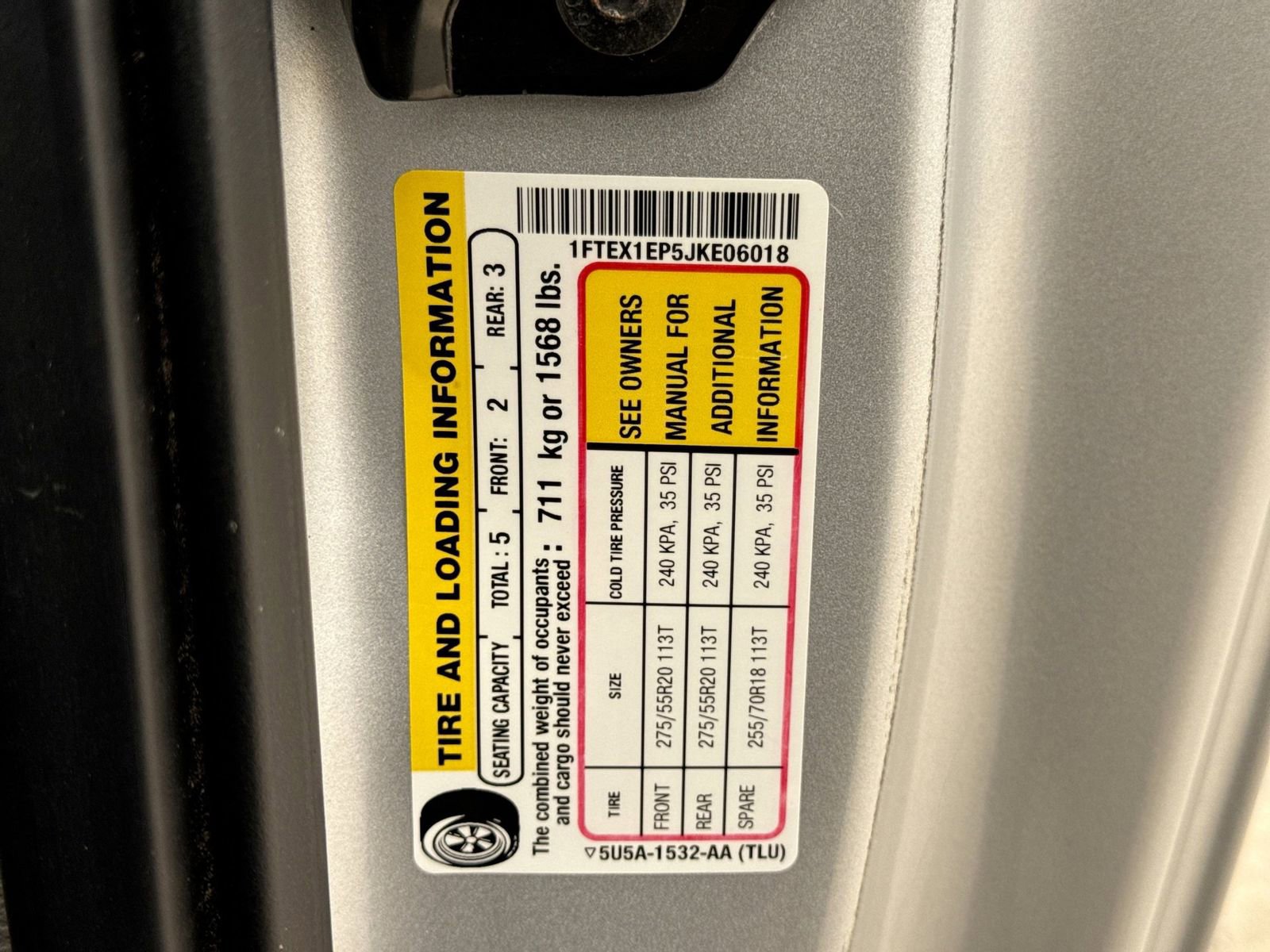 Certified 2018 Ford F150 XL w/ Equipment Group 101A Mid AWD/4WD image 20