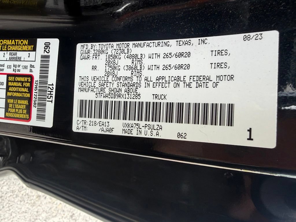 Used 2024 Toyota Tundra Limited AWD/4WD image 51