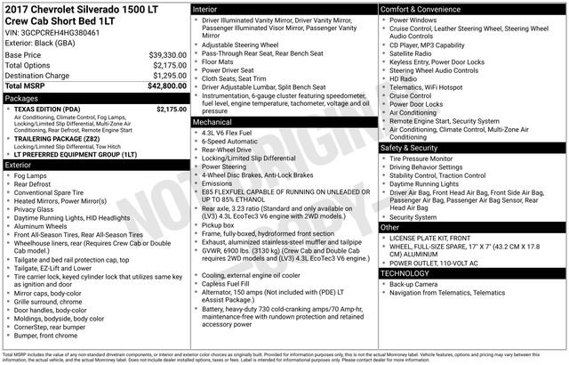 Used 2017 Chevrolet Silverado 1500 LT w/ Texas Edition RWD image 40