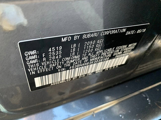 Used 2019 Subaru Legacy 2.5i Limited w/ Popular Package #2A AWD/4WD image 33