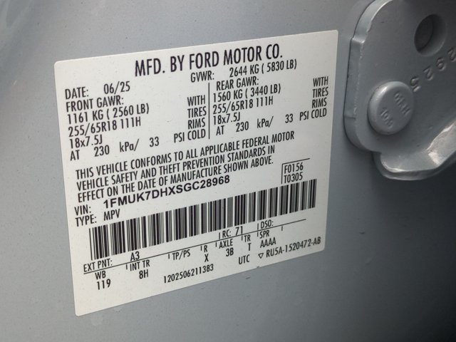 Certified 2025 Ford Explorer Active RWD image 25