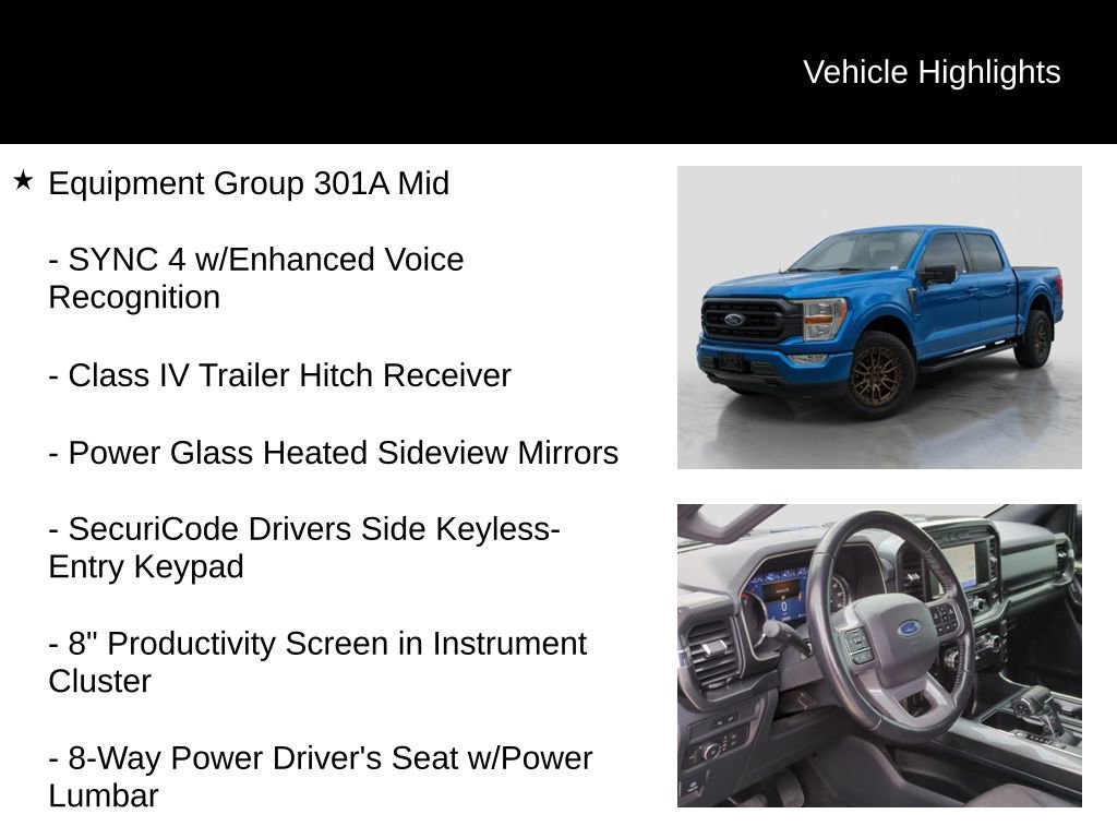 Certified 2021 Ford F150 XLT w/ Equipment Group 301A Mid image 6