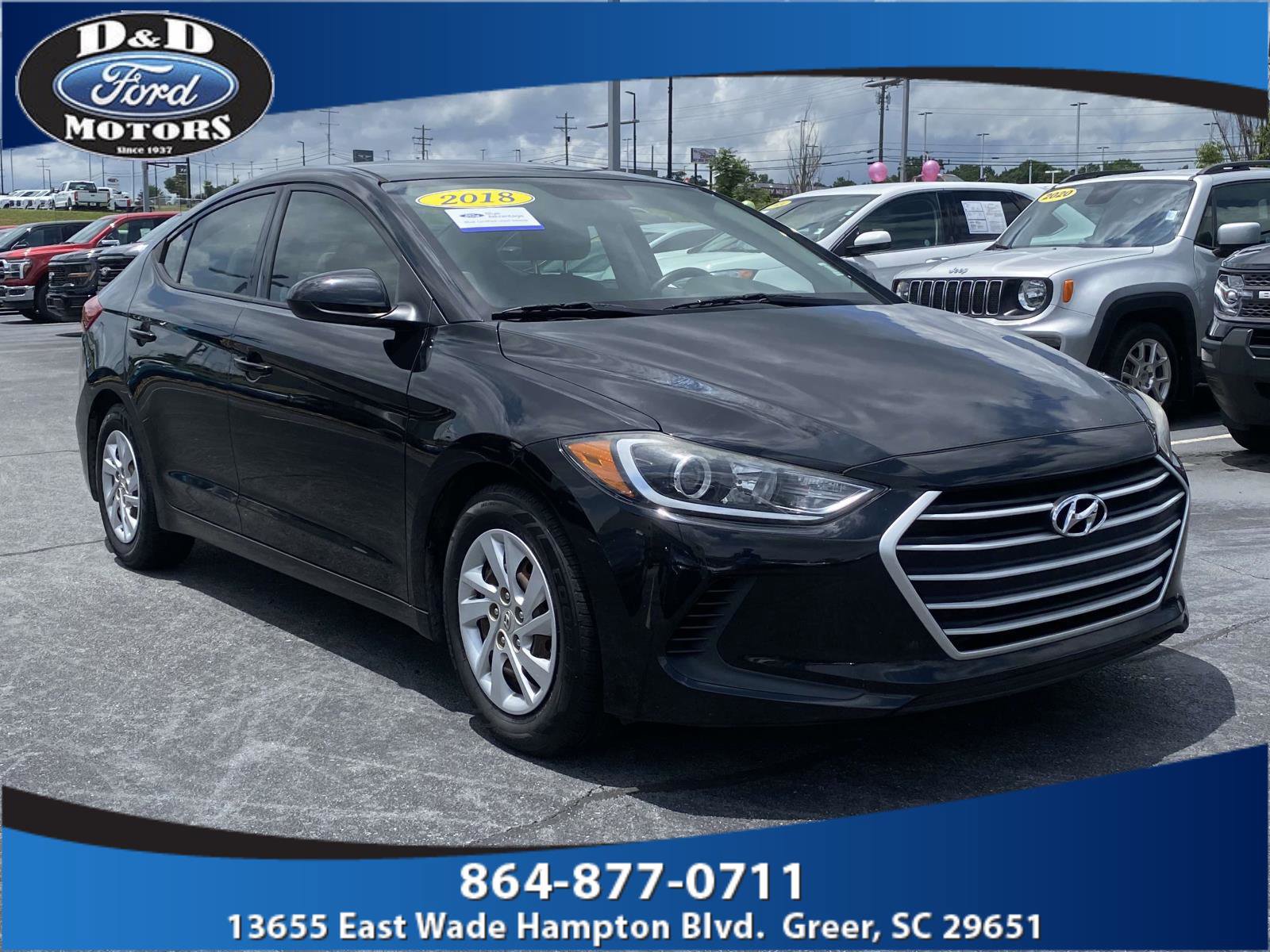 Used 2018 Hyundai Elantra SE