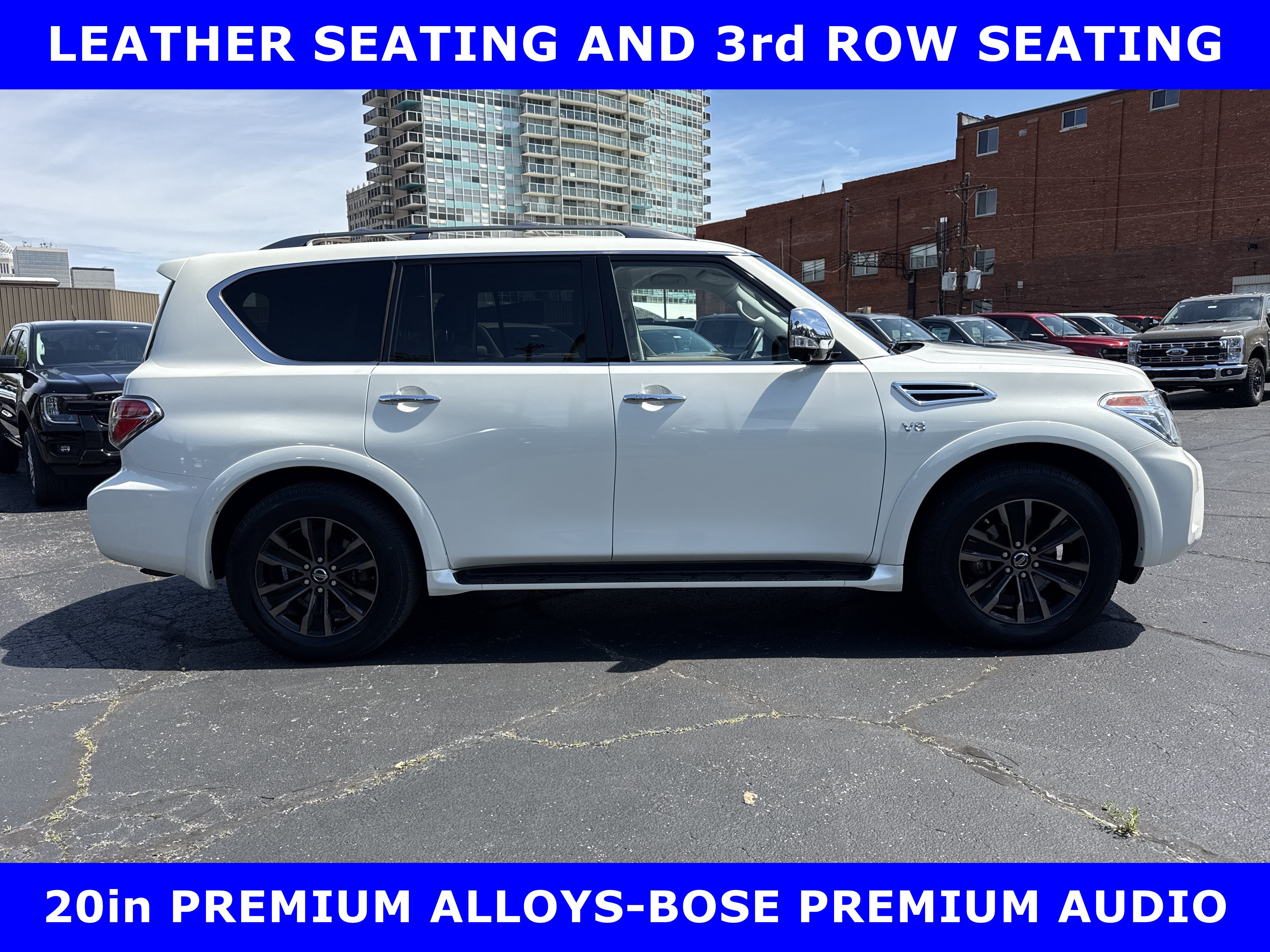 Used 2019 Nissan Armada Platinum w/ Captain's Chairs Package AWD/4WD image 2
