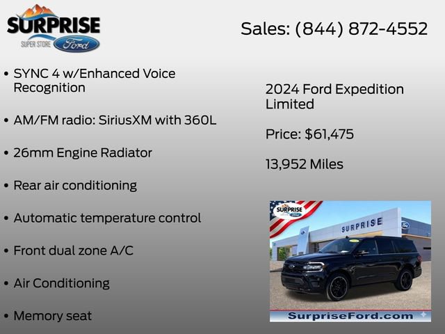 Certified 2024 Ford Expedition Limited AWD/4WD image 38