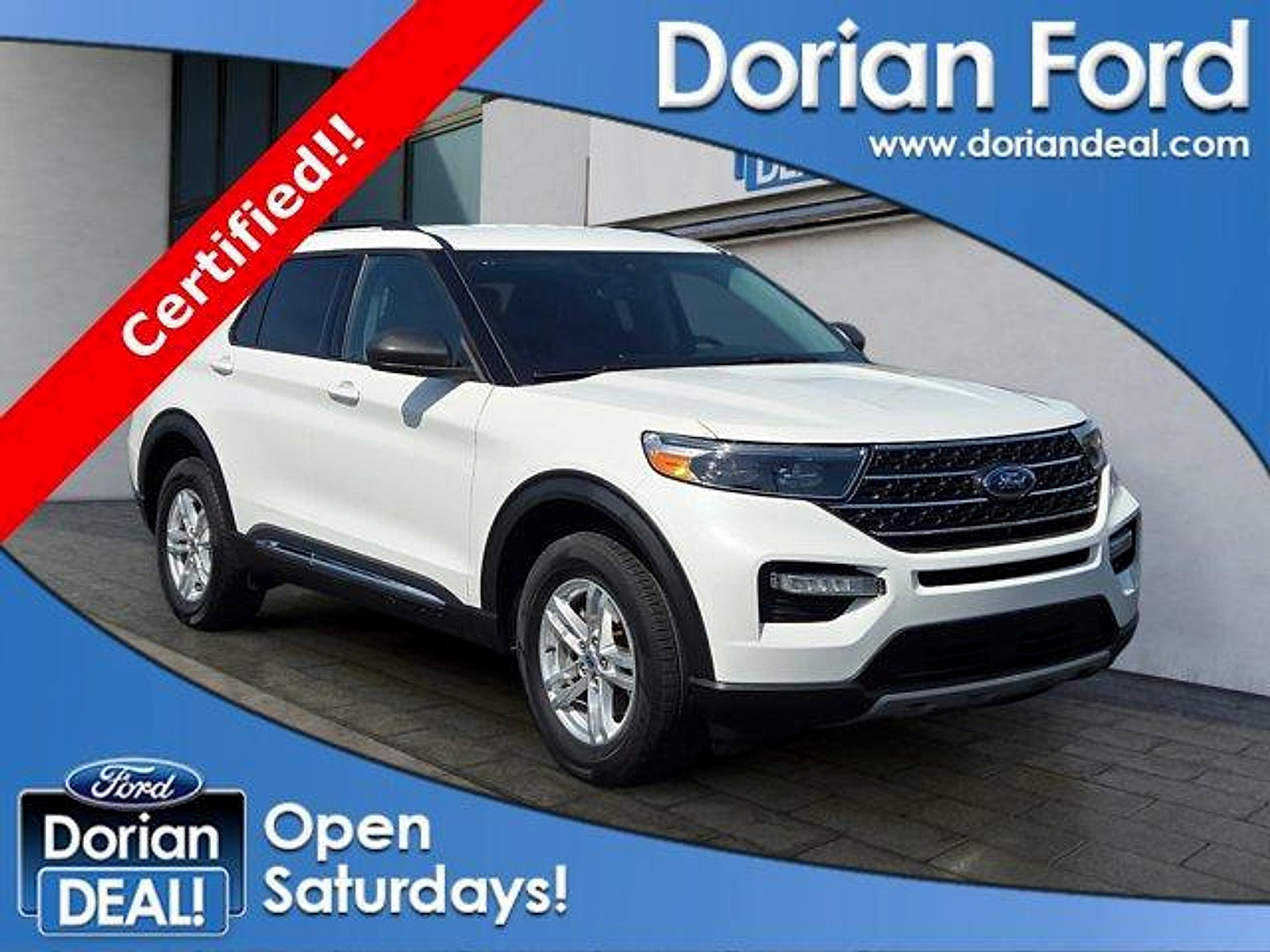 Certified 2023 Ford Explorer XLT w/ Equipment Group 202A