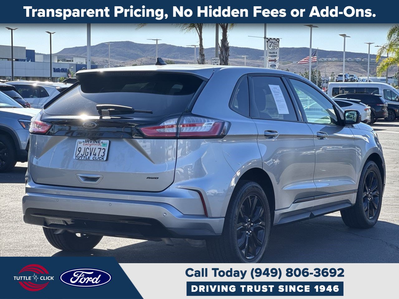 Certified 2023 Ford Edge SE w/ Black Appearance Package AWD/4WD image 13