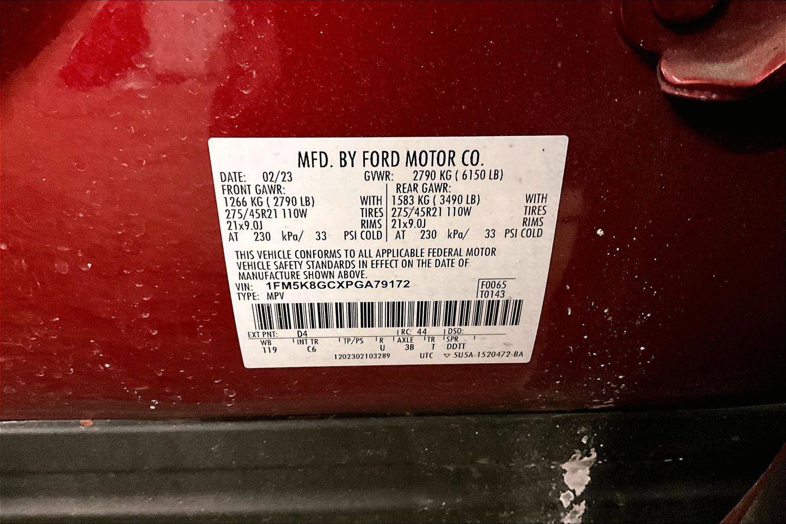 Certified 2023 Ford Explorer ST w/ Equipment Group 401A image 34