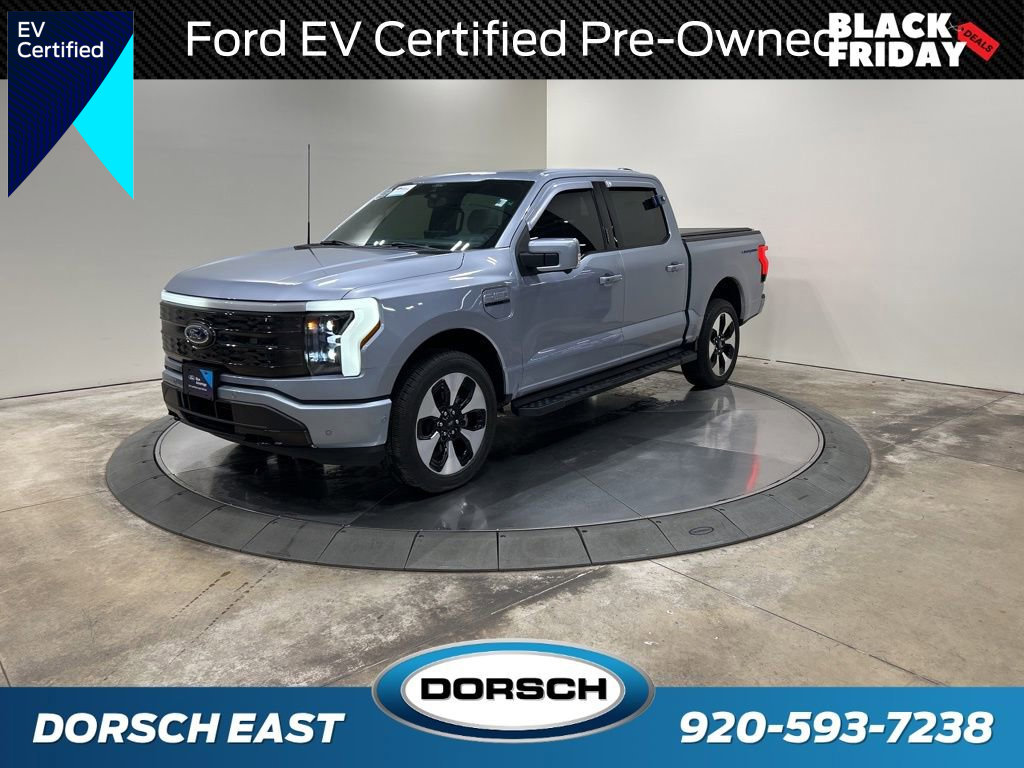 Certified 2022 Ford F150 Lightning Platinum