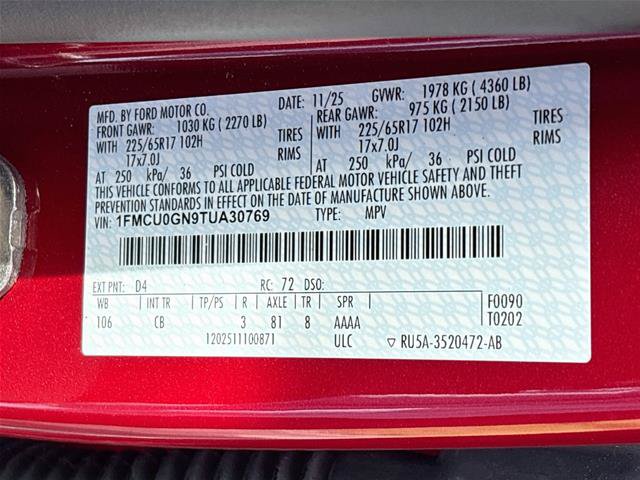 Certified 2026 Ford Escape Active FWD image 32