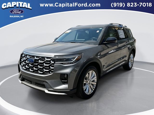 Certified 2025 Ford Explorer Platinum w/ LUX Leather Package AWD/4WD image 1