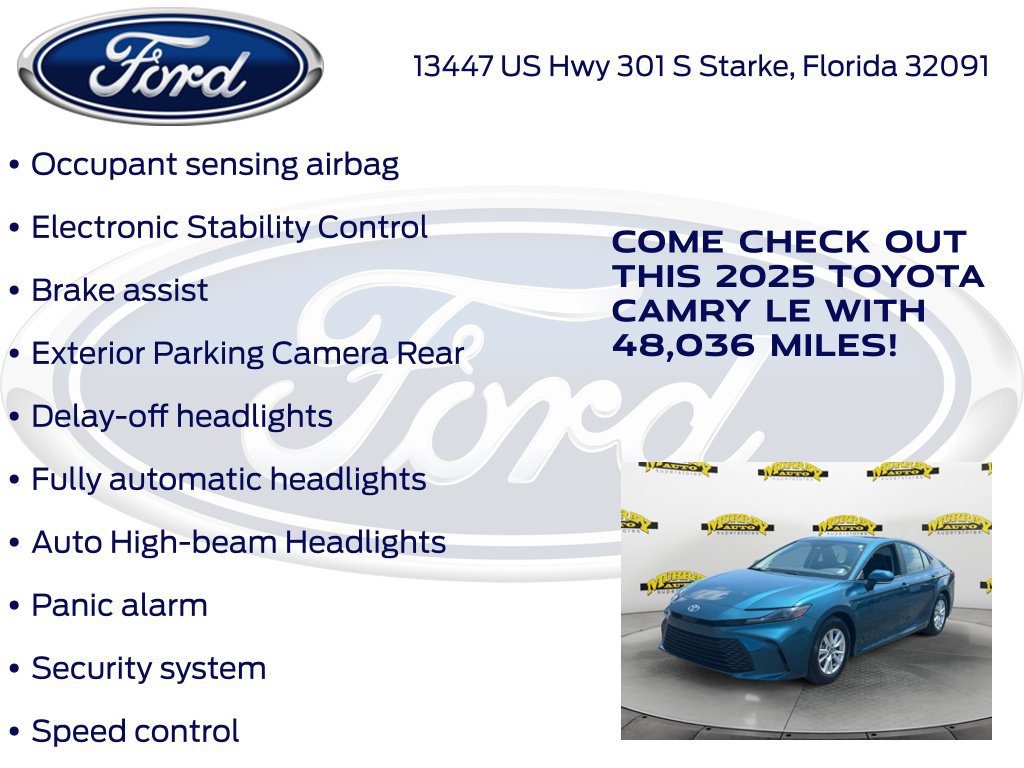 Used 2025 Toyota Camry LE FWD image 32