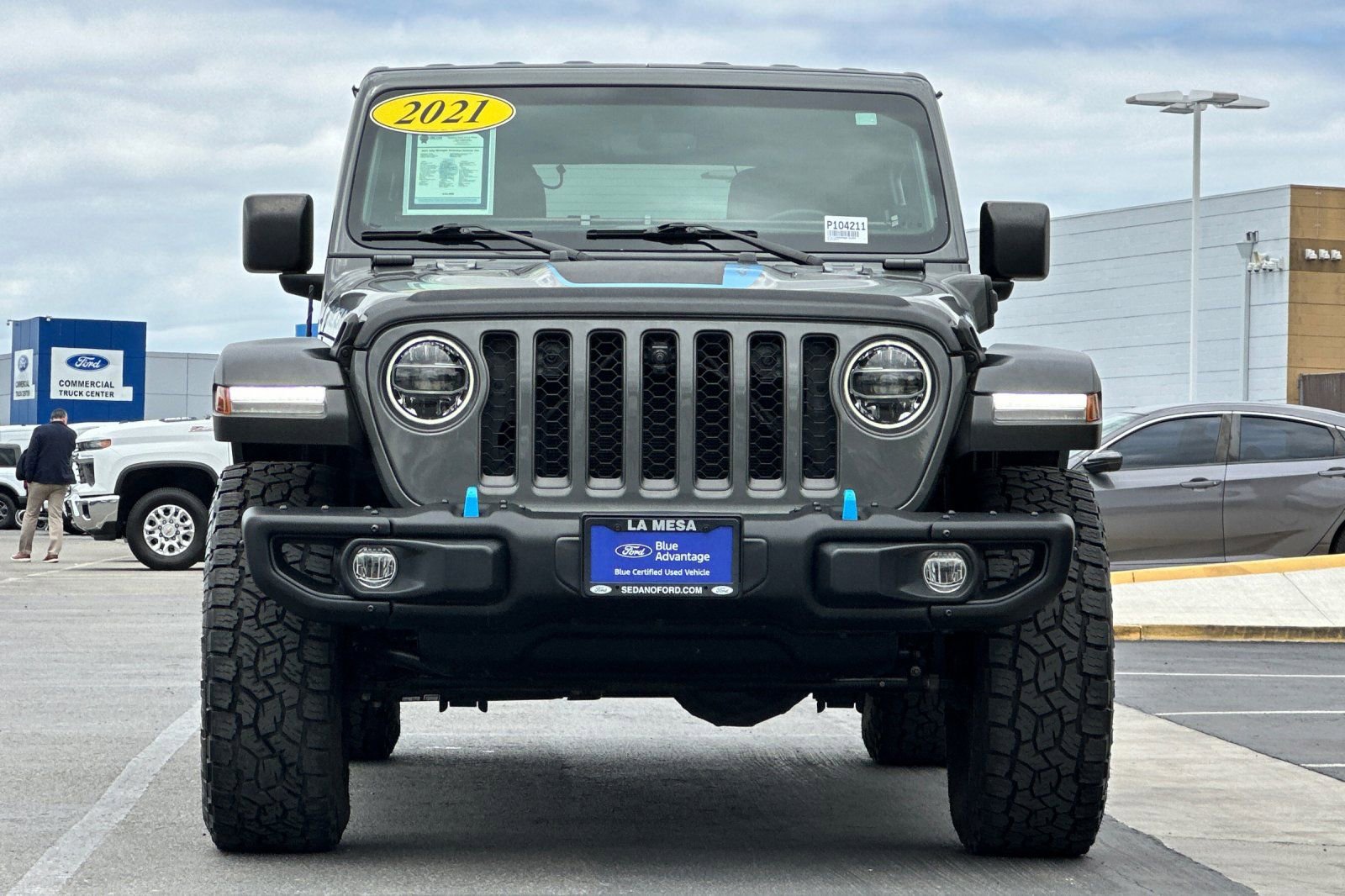 Used 2021 Jeep Wrangler Unlimited Rubicon 4xe w/ Steel Bumper Group AWD/4WD image 8