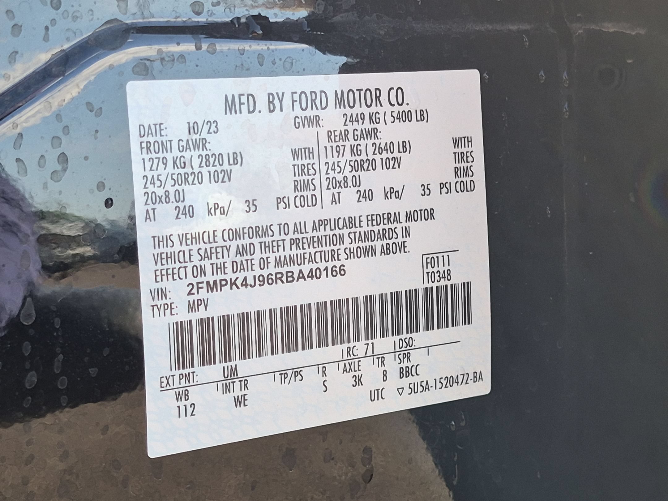 Certified 2024 Ford Edge ST-Line AWD/4WD image 27