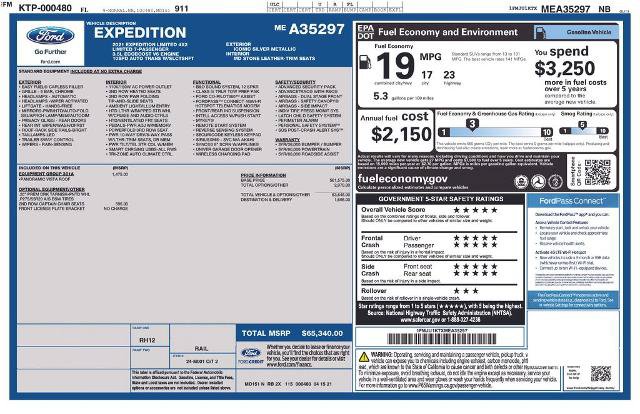 Certified 2021 Ford Expedition Limited RWD image 8