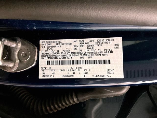 Certified 2020 Ford Escape SE Sport FWD image 32