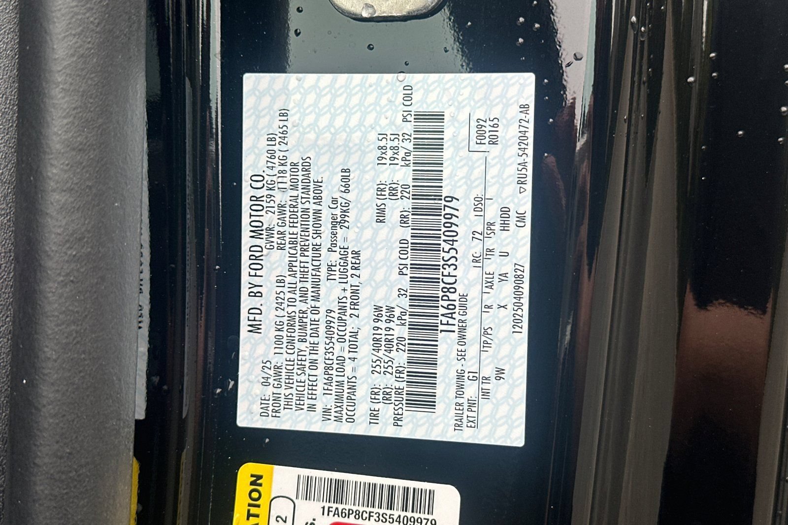 Certified 2025 Ford Mustang GT Premium RWD image 54