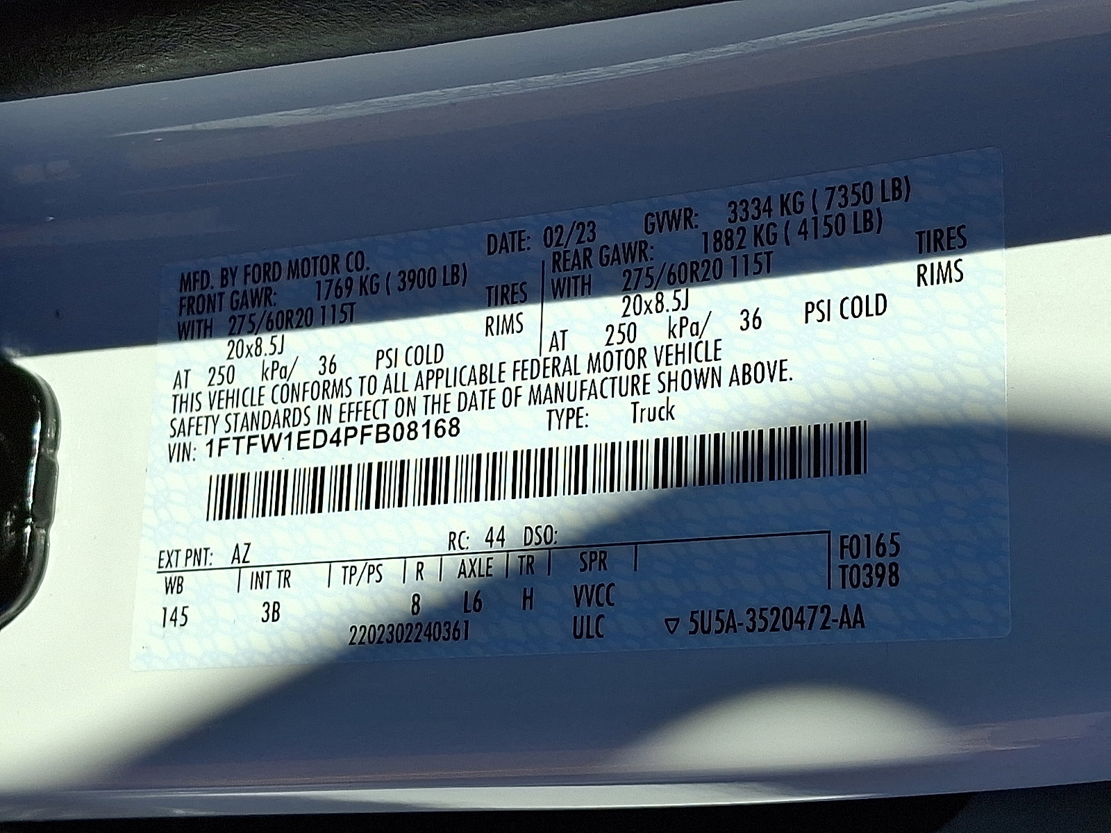 Certified 2023 Ford F150 Platinum w/ Equipment Group 701A High image 26