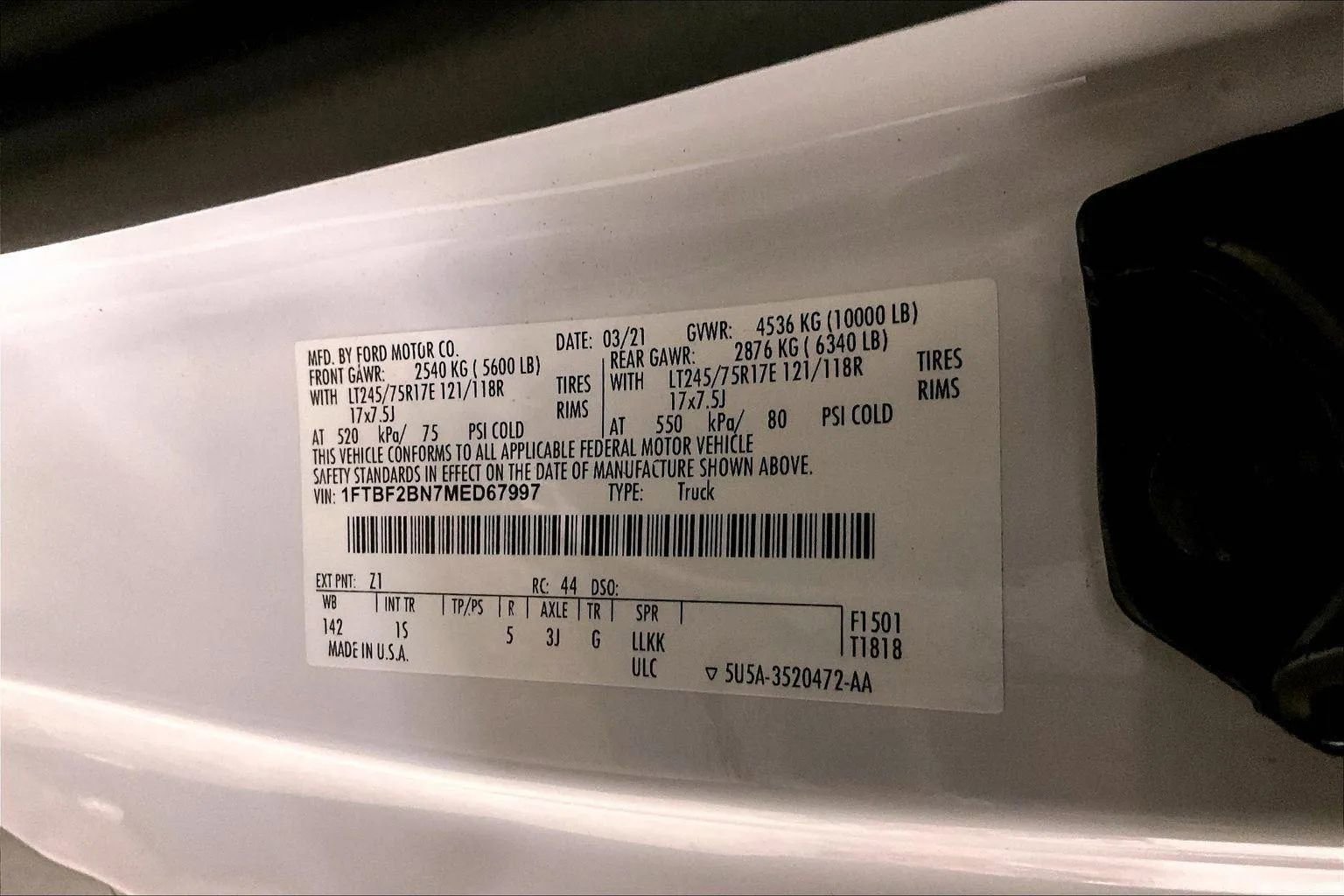 Certified 2021 Ford F250 XL w/ Power Equipment Group image 33